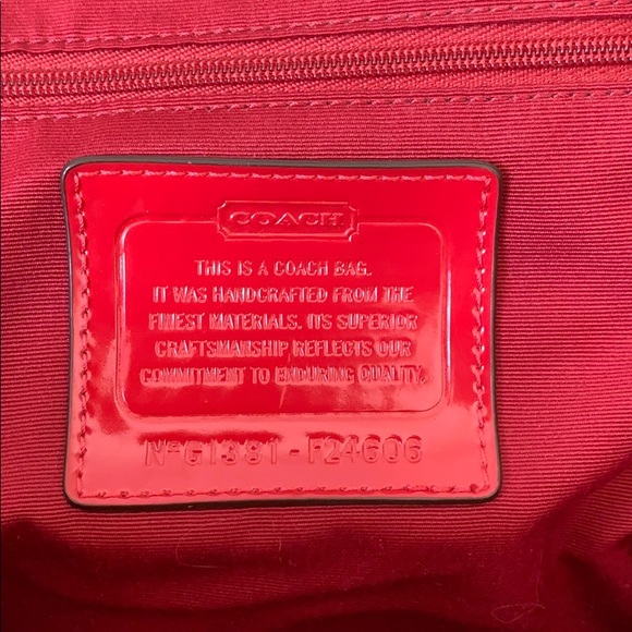 Pink monogram Coach bag - Picture 6 of 8